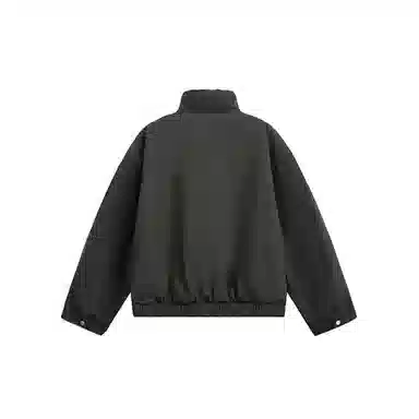 【dme】 日系复古潮流时尚宽松立领保暖加绒棉衣外套男冬款休闲设计中性工装棉服夹克 男女同款