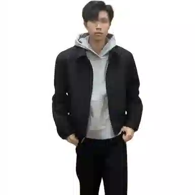 黑马漫画 行政夹克男春秋高级感痞帅翻领设计感型开衫外套西装 男女同款