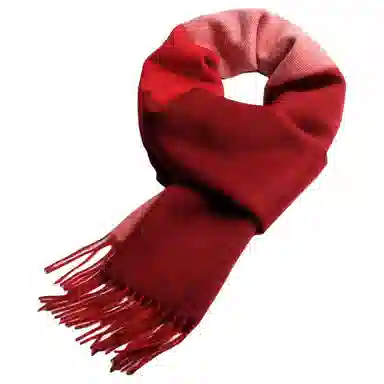 恒源祥 拼色柔软舒适时尚百搭保暖 山羊绒 绒线围巾 男女同款情侣款