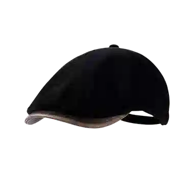 杨同学 复古文艺英伦风灯芯绒前进帽时尚百搭 涤纶 贝雷帽 女款 黑色/咖啡/卡其/米色