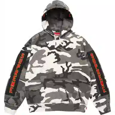 Supreme FW25 WEEK5 Woven Patches Hooded Sweatshirt