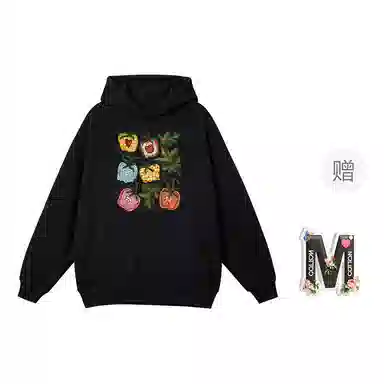 棉购 潮流美式宽松小个子复古连帽上衣外套卫衣 女款