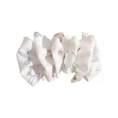 蒙妮 云朵泡泡褶皱蝴蝶结香蕉夹 亚克力/布艺 发夹 女款