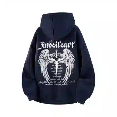 Kinbelle Hoodie Wings Logo