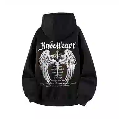Kinbelle Hoodie Wings Logo