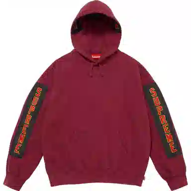 Supreme FW25 WEEK5 Woven Patches Hooded Sweatshirt