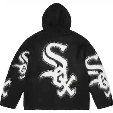 Supreme x Chicago White Sox FW25 WEEK5 Zip Up Hooded Sweater logo
