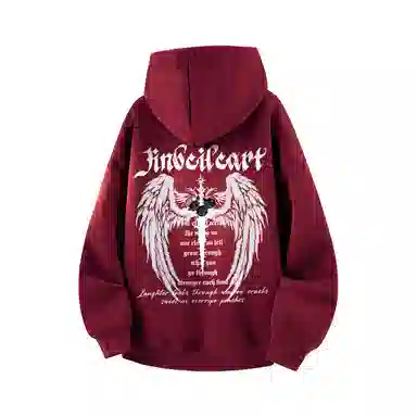 Kinbelle Hoodie Wings Logo