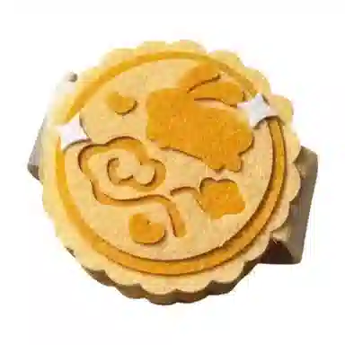 欧洛伊 创意可爱兔子月饼相册 不织布小月饼卡册卡套照片收纳 中秋送好朋友礼 其他手工制作