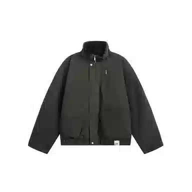 【dme】 日系复古潮流时尚宽松立领保暖加绒棉衣外套男冬款休闲设计中性工装棉服夹克 男女同款