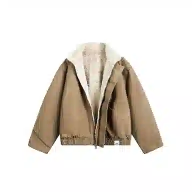 【dme】 日系复古潮流时尚宽松立领保暖加绒棉衣外套男冬款休闲设计中性工装棉服夹克 男女同款