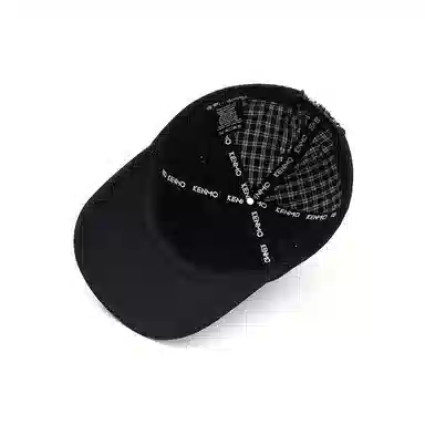 肯默 格子拼接 棉 棒球帽 男女同款情侣款