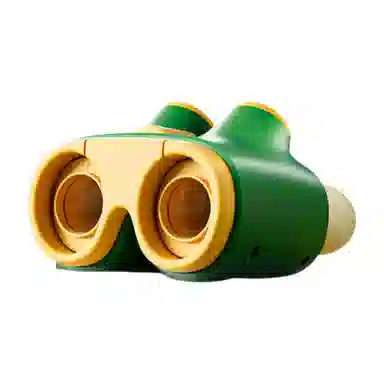 图米鱼 儿童宝宝双供望远镜放大镜 益智 科学实验玩具