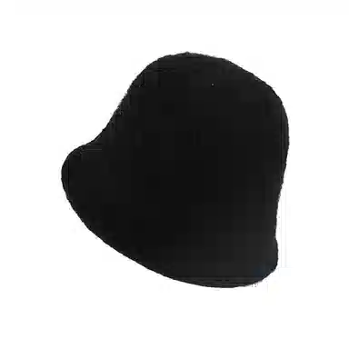 稻草人 韩版纯色毛绒高级感百搭素颜显脸小 聚酯纤维 渔夫帽 女款