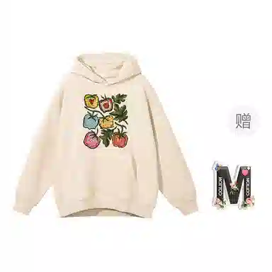 棉购 潮流美式宽松小个子复古连帽上衣外套卫衣 女款