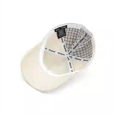 肯默 格子拼接 棉 棒球帽 男女同款情侣款