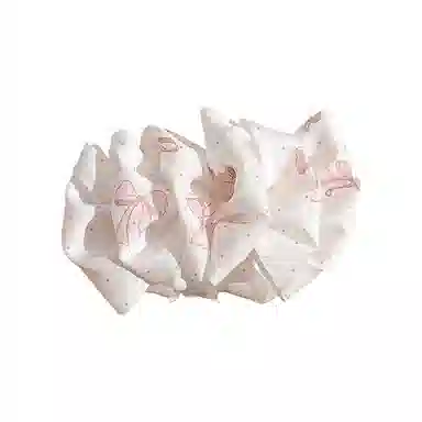 蒙妮 云朵泡泡褶皱蝴蝶结香蕉夹 亚克力/布艺 发夹 女款