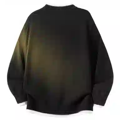 大卫贝肯 日系学院风基础款假两件纯色简约可拆卸胸针韩系慵懒感开衫无性别主义高级感长袖毛衣 男女同款