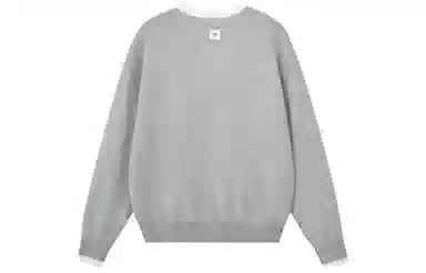 PCLP Two-in-One Henley Collar Embroidered Dog Knit Sweater