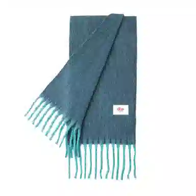 浪莎 秋冬纯色款百搭加厚软糯仿羊绒格子围脖高级感百搭加长保暖围脖 礼盒装 聚酯纤维 绒线围巾 男女同款情侣款