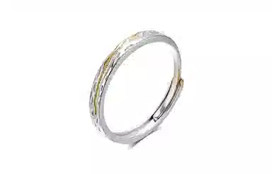 ENFANTIN Textured Silver Ring S999
