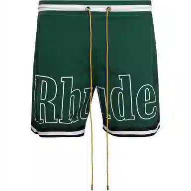RHUDE Basketball Pants Green