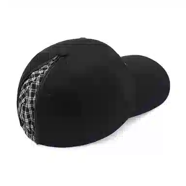 肯默 格子拼接 棉 棒球帽 男女同款情侣款
