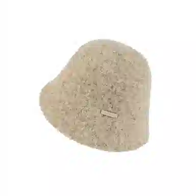 稻草人 韩版纯色毛绒水桶帽 高级感保暖百搭素颜显脸小 聚酯纤维 渔夫帽 女款