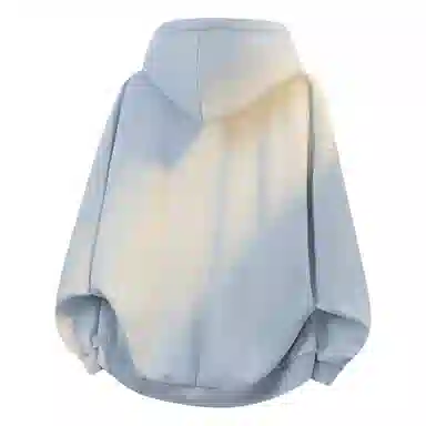 【dme】 时尚日常通勤百搭碎花拼接设计休闲开衫美式潮流宽松舒适连帽卫衣 男女同款