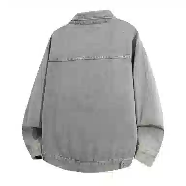 SOIEPLUS Vintage Embroidered Denim Jacket