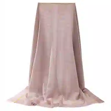 一米画纱 轻奢色织轻盈柔软亲肤细腻保暖外搭气质披肩高级感 山羊绒 绒线围巾 女款