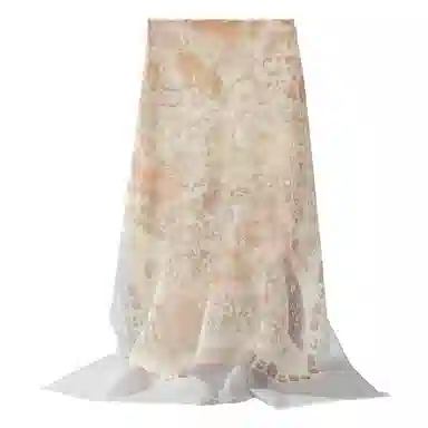 一米画纱 轻盈柔美细腻亲肤保暖空调披肩高档斜纹喷绘印花自然时尚旅游拍照 山羊绒 绒线围巾 女款