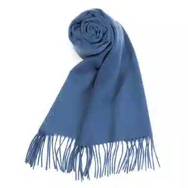 一米画纱 大气流苏加厚温暖时尚简约纯色暖糯亲肤围脖外搭保暖 山羊绒 绒线围巾 男女同款情侣款