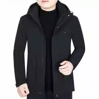 FIRS Detachable Hood Down Jacket