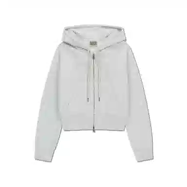 MARITHE FRANCOIS GIRBAUD FW25 LACE APPLIQUE CROP HOODIE