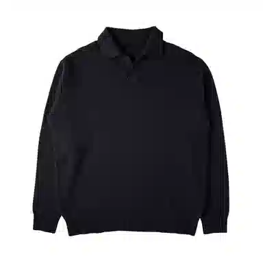 Lanqi Wool Polo Knit Sweater