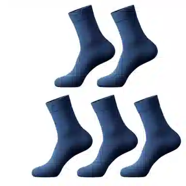 潞优野 轻奢高端品质吸汗防臭中筒袜 男款