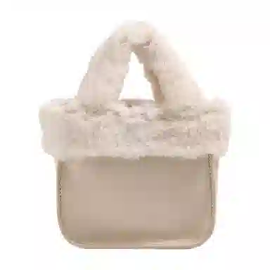 MINLUBAOLUO Chestnut Suede Shoulder Bag