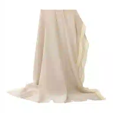 一米画纱 轻奢色织轻盈柔软亲肤细腻保暖外搭气质披肩高级感 山羊绒 绒线围巾 女款