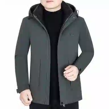 FIRS Detachable Hood Down Jacket