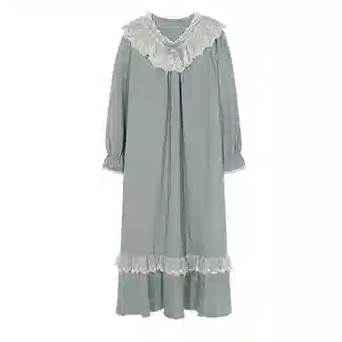 静英鸾 带胸垫甜美可爱简约时尚柔软舒适小清新家居服睡裙 女款