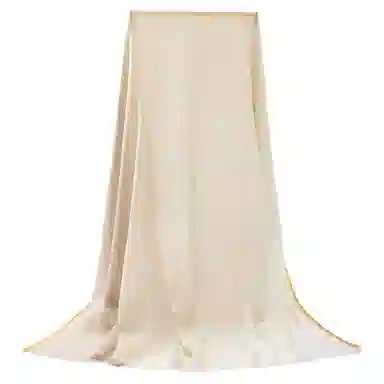 一米画纱 轻奢色织轻盈柔软亲肤细腻保暖外搭气质披肩高级感 山羊绒 绒线围巾 女款