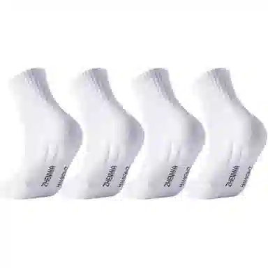 莫代尔 防臭吸湿柔软亲肤舒适透气运动袜宽松不紧绷耐磨耐穿吸湿不粘脚篮球袜抗起球不易变形防滑中筒袜 男女同款