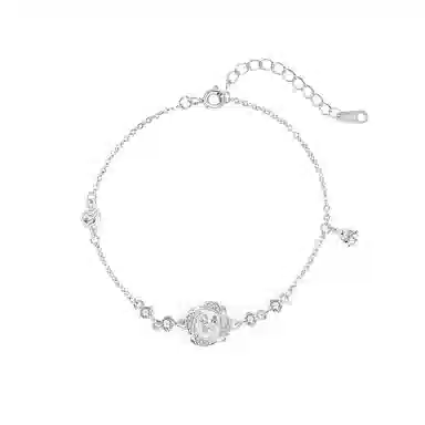 【S999足银 在逃公主】 七七银饰 莫比乌斯灵动爱心 甜蜜爱恋 爱无止境小众轻奢简约时尚 日常通勤百搭约会 纯银 手链 女款