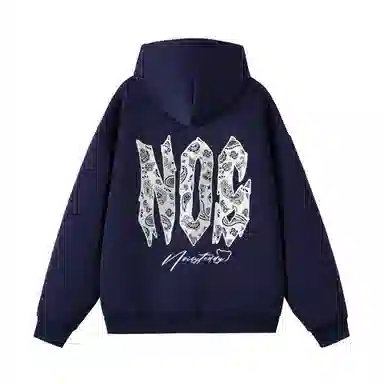NOISY TEDDY Paisley Logo Hoodie