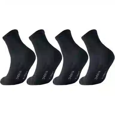 莫代尔 防臭吸湿柔软亲肤舒适透气运动袜宽松不紧绷耐磨耐穿吸湿不粘脚篮球袜抗起球不易变形防滑中筒袜 男女同款