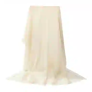 一米画纱 轻奢色织轻盈柔软亲肤细腻保暖外搭气质披肩高级感 山羊绒 绒线围巾 女款