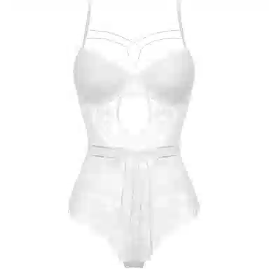 秀黛 蕾丝连体内衣纯色性感文胸 女款