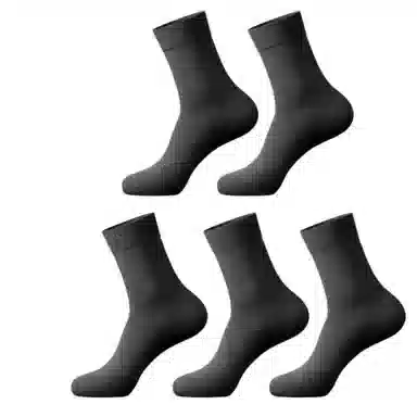 潞优野 轻奢高端品质吸汗防臭中筒袜 男款