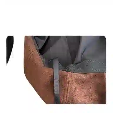 木林森 日系可爱纽扣猫耳朵女秋冬文艺美拉德氛围感大头围显脸小 麂皮绒 贝雷帽 男女同款情侣款